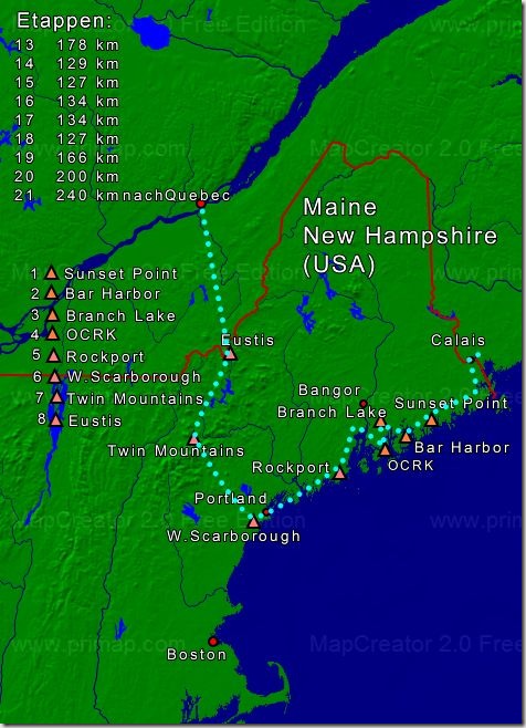 3. Maine-New Hampshire (USA)